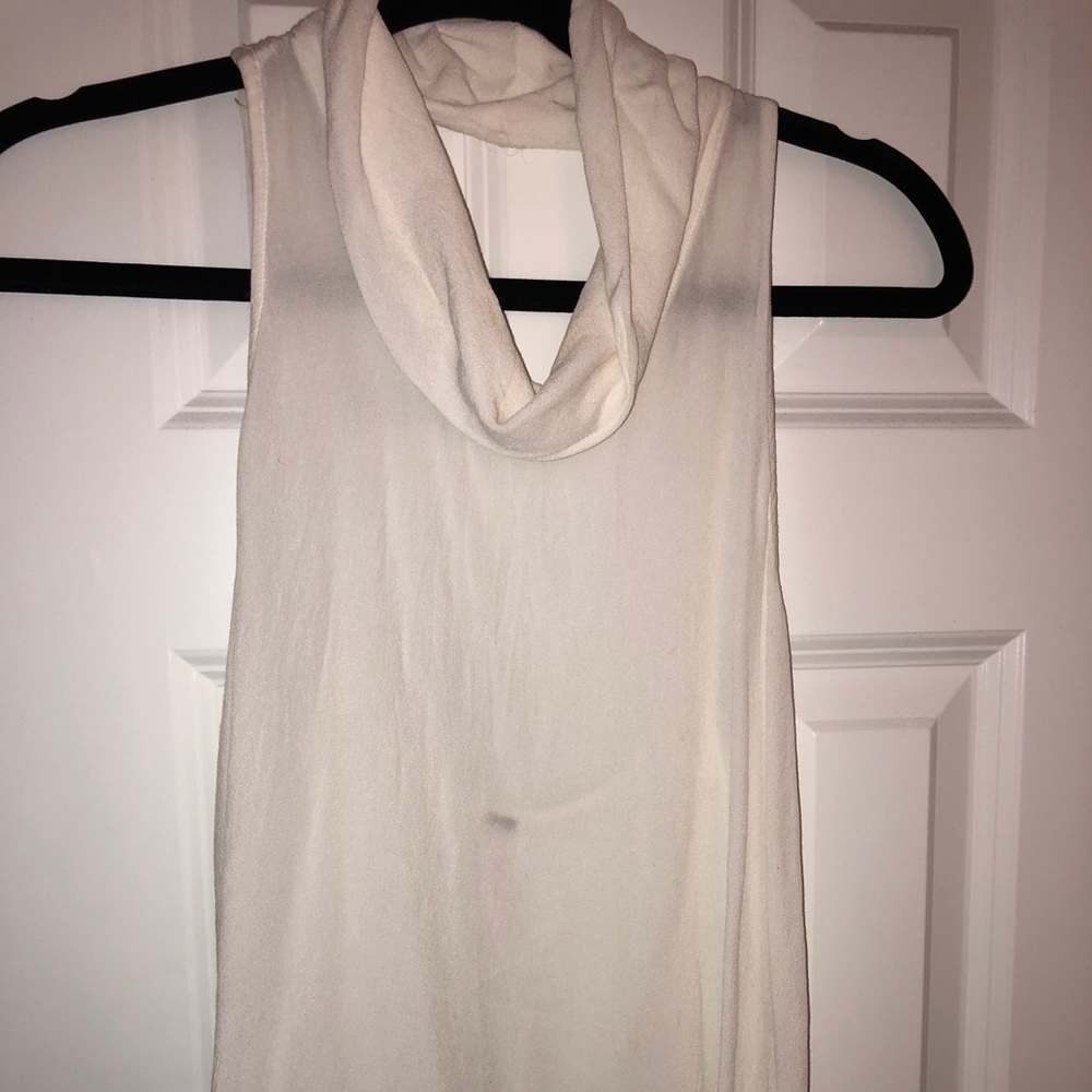 Free people city lights open back tank top